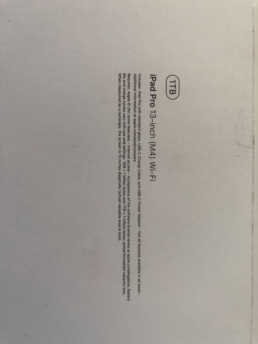 Apple iPad Pro 2024 1TB 100% Battery + Apple Pencil Pro