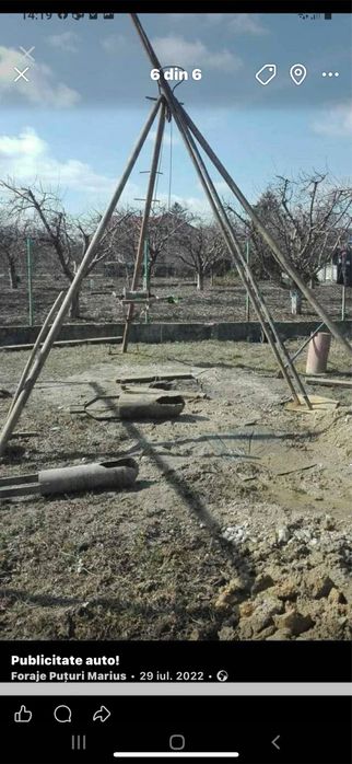 Foraje puturi apă prețuri de sezon