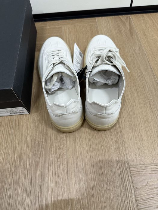 Мужские кожаные кеды Massimo Dutti