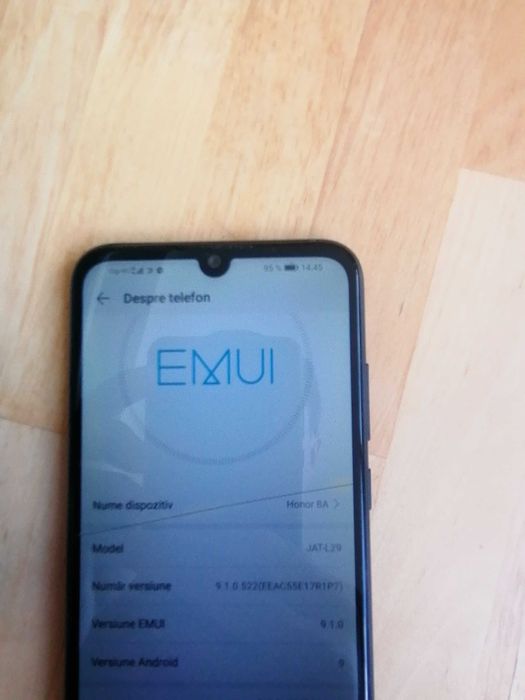 TELEFON SMARTPHONE HONOR 8A Dual SIM, Liber de rețea, Funcțional  + Cablu -  Display spart