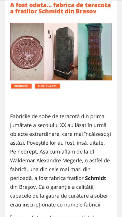 Doua sobe de teracota Schmidt