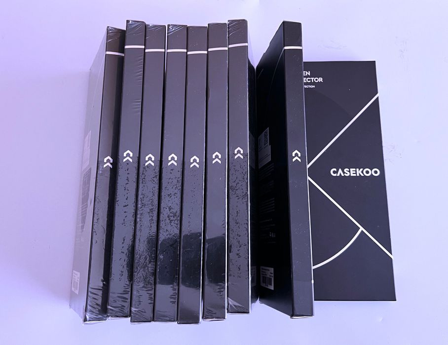 9 x CASEKOO Комплекти от по 2 броя Висококачествени Закалени Стъклени Протектори за iPhone 12 Pro Max