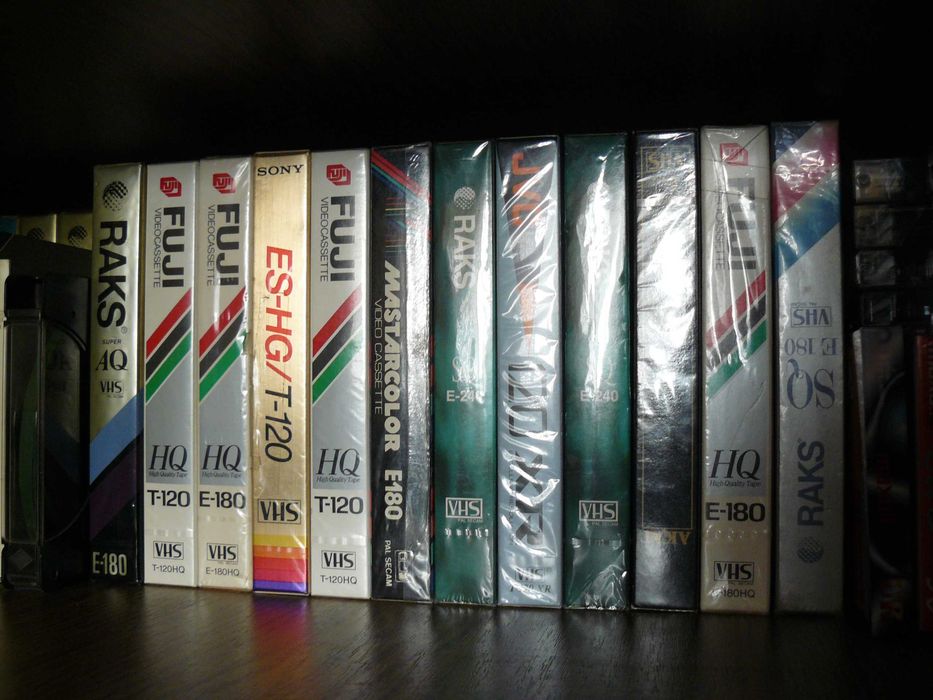 Casete video inregistrate (Sony Panasonic