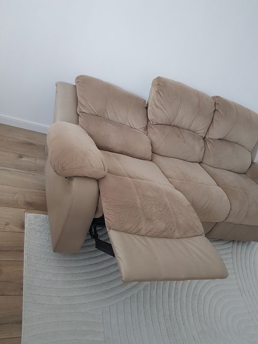 Canapea cu recliner 3 locuri Pasadena- Mobexpert