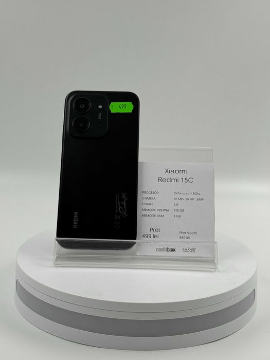 Xiaomi Redmi 15C 128 GB Garantie 24 luni CashBox