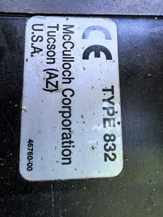 McCulloch S33 Бензинова резачка. Моторен трион