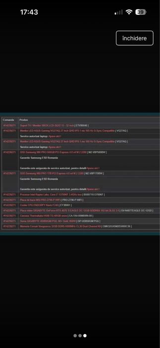 PC Gaming  | i7-13700KF + RTX 4070 Ti + Garanție + Factură