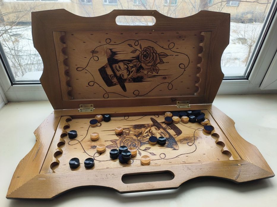 Нарды шашки 2 в 1