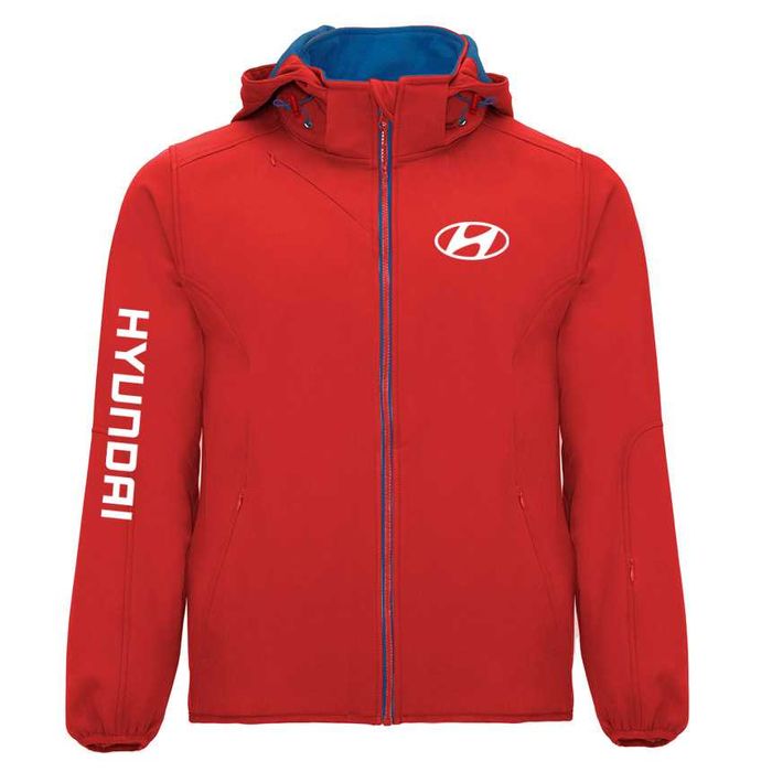 Softshell / софтшел с качулка якета HYUNDAI / ХЮНДАЙ! Или с ТВОЯ идея!