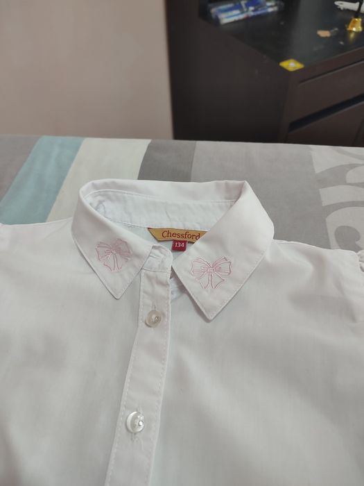 Блузка школьная на девочку 7 лет