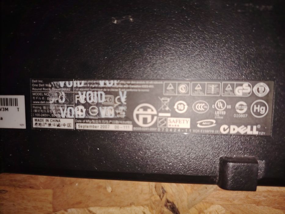 Monitor DELL 50-60 HZ