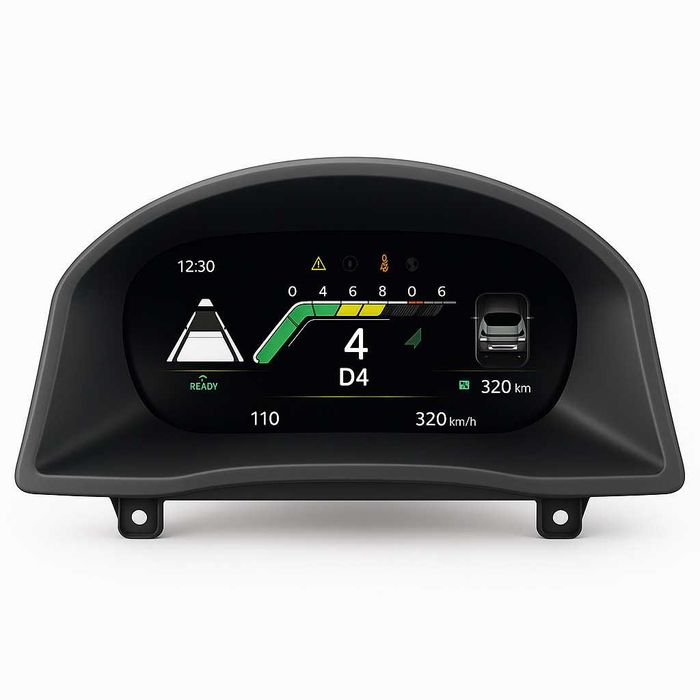 Дигитален километраж за VW Golf 5 (2004–2008) | 10.25'' LCD Табло