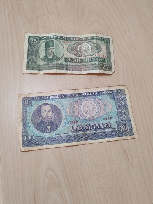 Colecție bancnote vechi românești – aproximativ 92 bucăți – pentru col