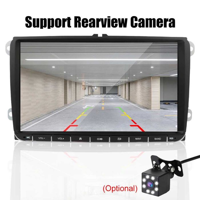 Мултимедия 9" 2-DIN с Android 12 за Volkswagen ,SEAT, Skoda