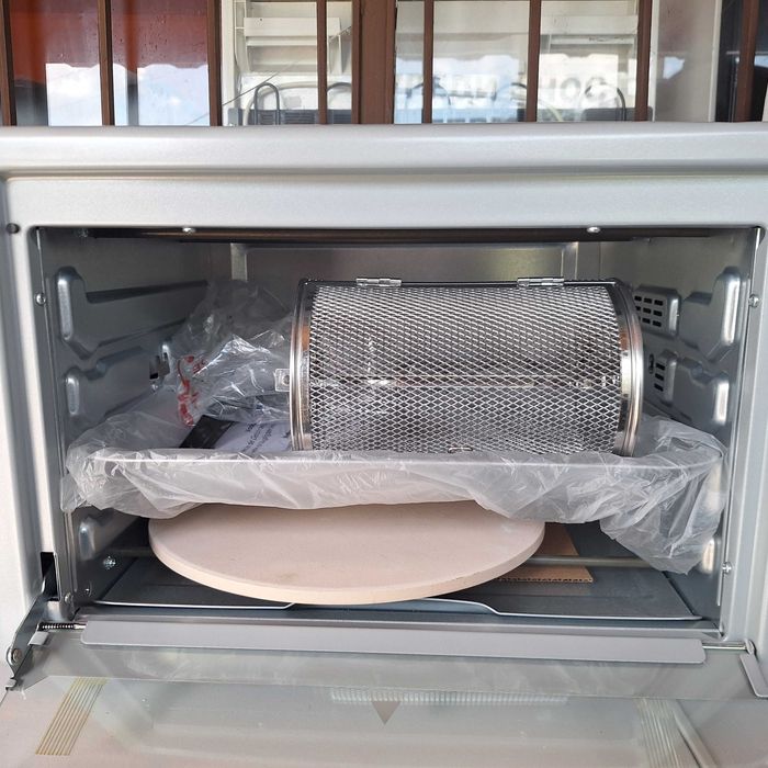 Мини фурничка 5в1 + кошница за картофи и камък за пица