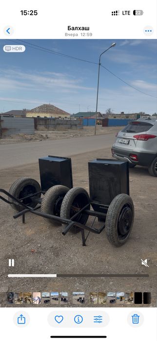 Тележка ручной работы,самосвал.