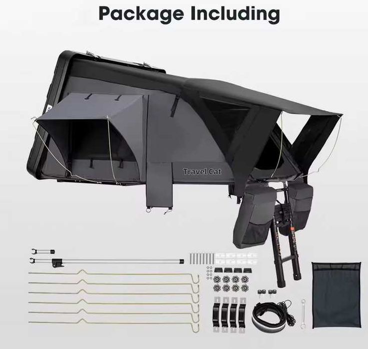 Cort plafon auto cu Capac ABS , Discover MAX 1.64×2.16 m , impermeabil