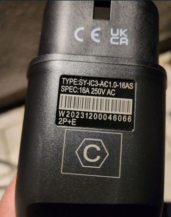 Statie/cablu de incarcare auto cu reglare 6A-16A type 2 la priza