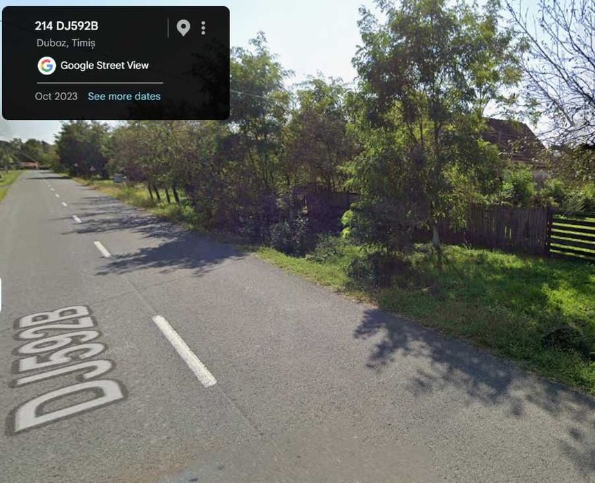 Vand casa cu teren 5360 mp la soseaua principala in Loc Duboz