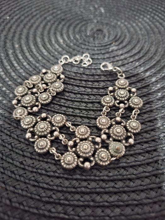 Bratara filigran alpaca 2.7 cm latime si 22 cm lungime