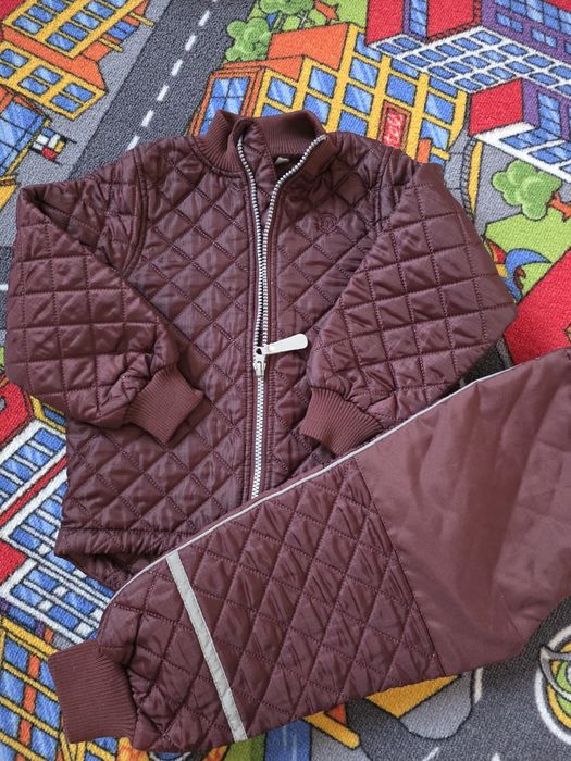 Set costum termic Mikkline si cizme Enfant lana