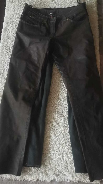 pantaloni piele moto motor spirit M 42