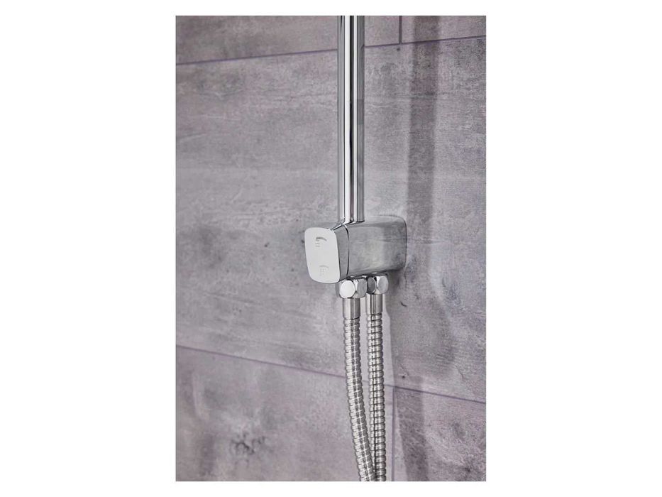 Sistem dus LIVARNO home, Coloană cu cap fix efect ploaie și pară