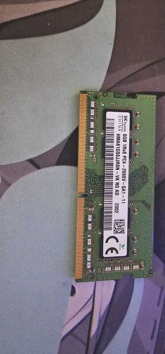 Vand placi RAM Sodimm 8gb 3200 1Rx16/8gb 2666 1Rx8/2gb R2X8/1gb R2x16