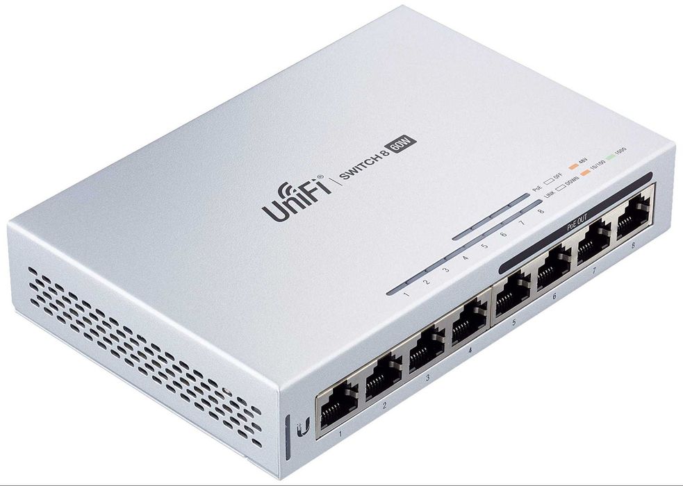 US-8-60W - UniFi Switch 8 портов PoE коммутатор
