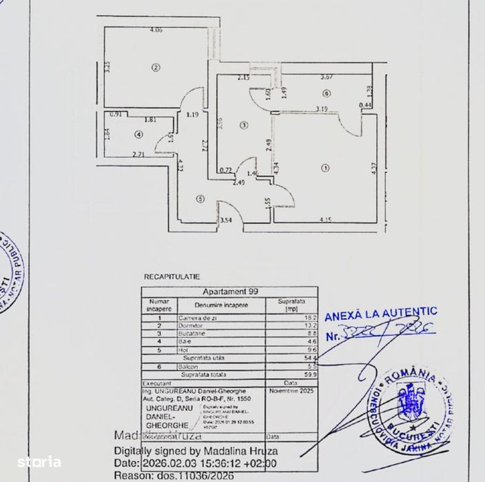 Apartament 2 camere Bucurestii Noi