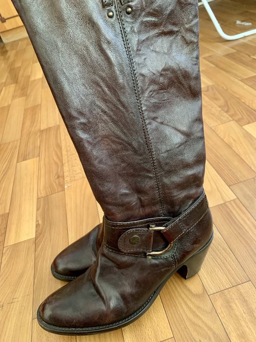 Продам сапоги, Германия, кожа. Обмен