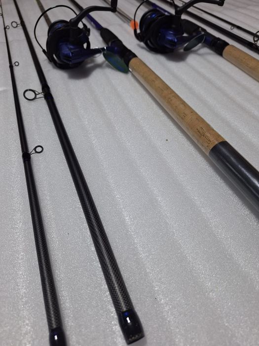 Set 2 lansete Saimino TFD 5 Feeder 3.90m 60-180g + 2 WindBlade R28- 60