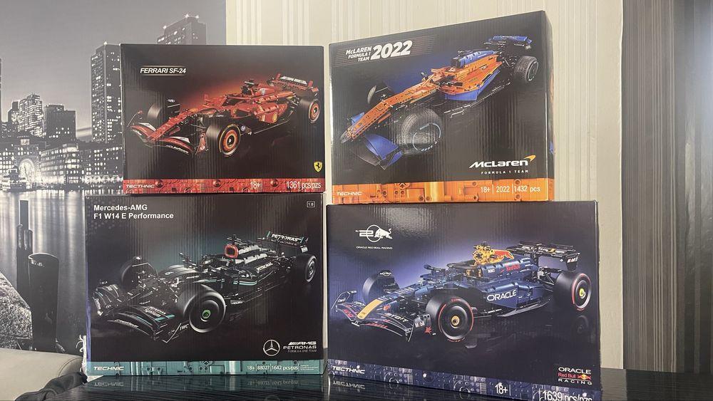 Конструктор F1 technic mercedes-AMG / Ferrari SF-24/ redbull/ Mclaren 2022
