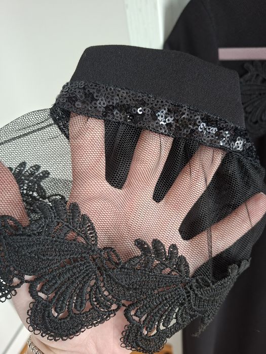 Rochie ocazie cu dantelă și paiete 38, nepurtata