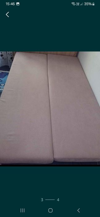 Canapea extensibila roz