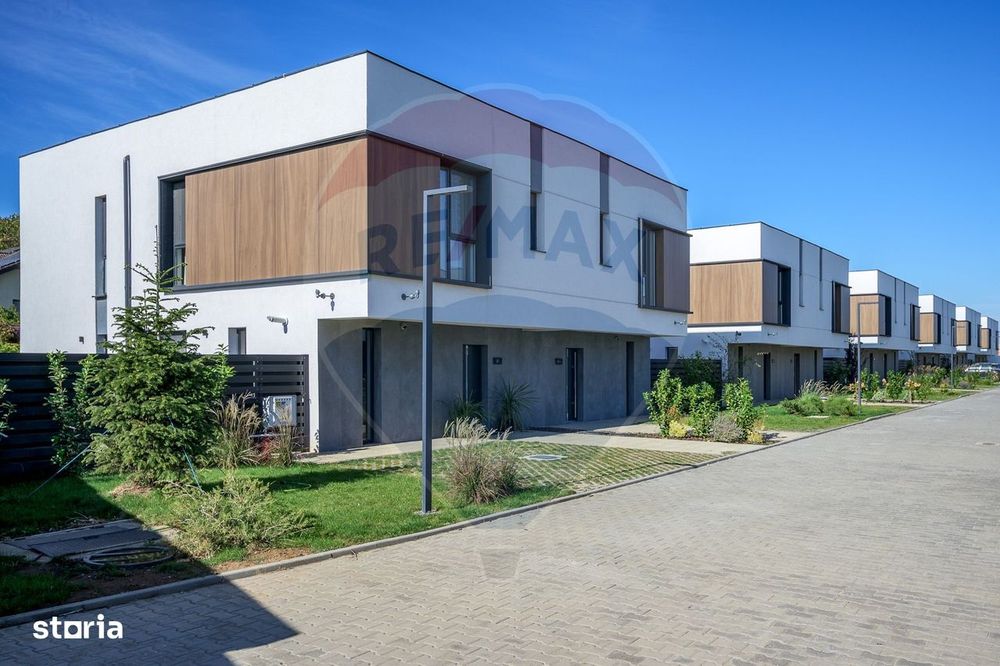 Vila luminoasa in Corbeanca, mobilata si utilata, ansamblu piscina