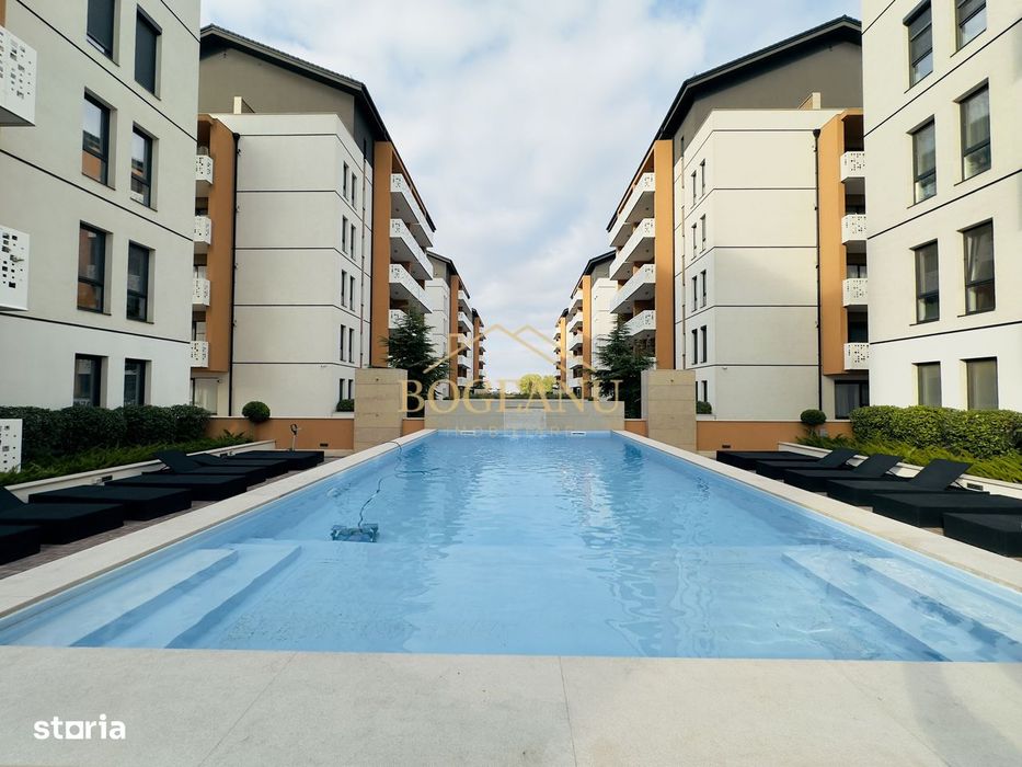 BG117-Apartament 2 cam,Mobilat Utilat,Piscina-COMISION 0%