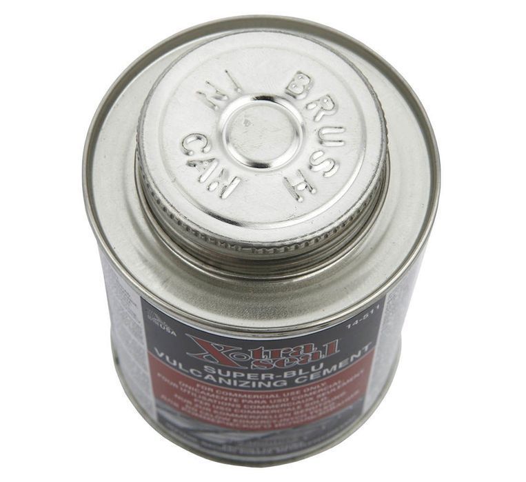 Solutie vulcanizare cement pentru lipit petice 237 ml albastru