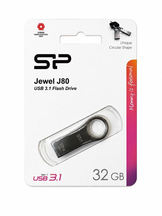 Оригинал USB Флешка Silicon Power Jewel J80 32GB (USB 3.1, Метал)
Тавс