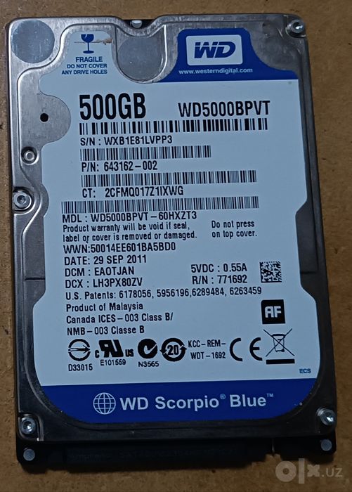HDD va Operatevniy xotira
