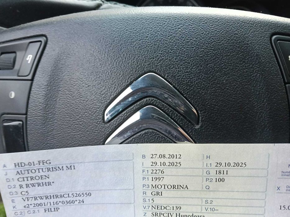 Citroen C5/2012 Euro 5