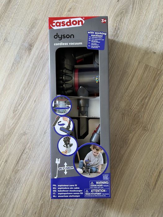 Aspirator de jucărie Dyson, fără fir, Casdon