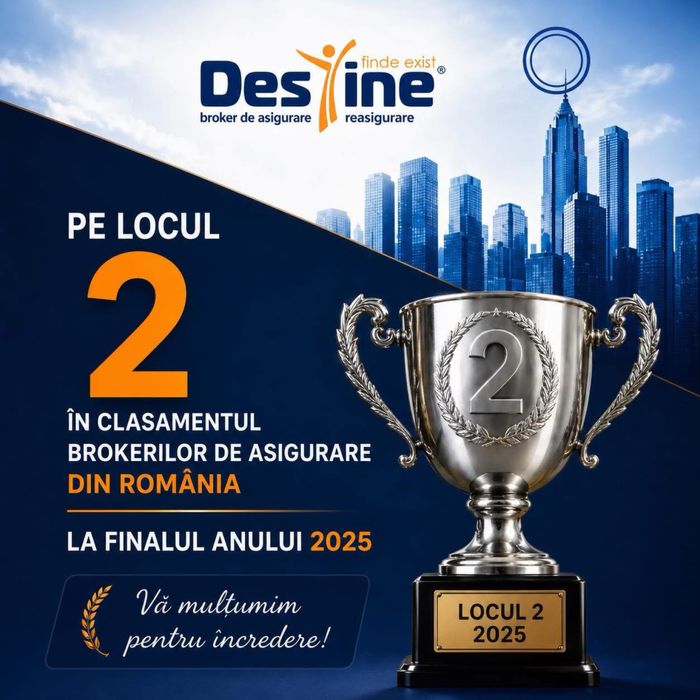 Consultant in Asigurari, Broker – DESTINE BROKER !!!