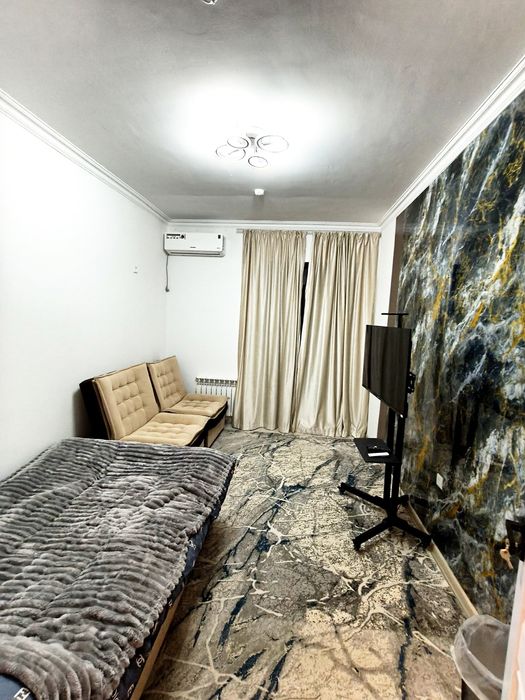 Sokin Makonda 1-xonali 40-kvadrat metrli kvartira inaraga ijaraga beri