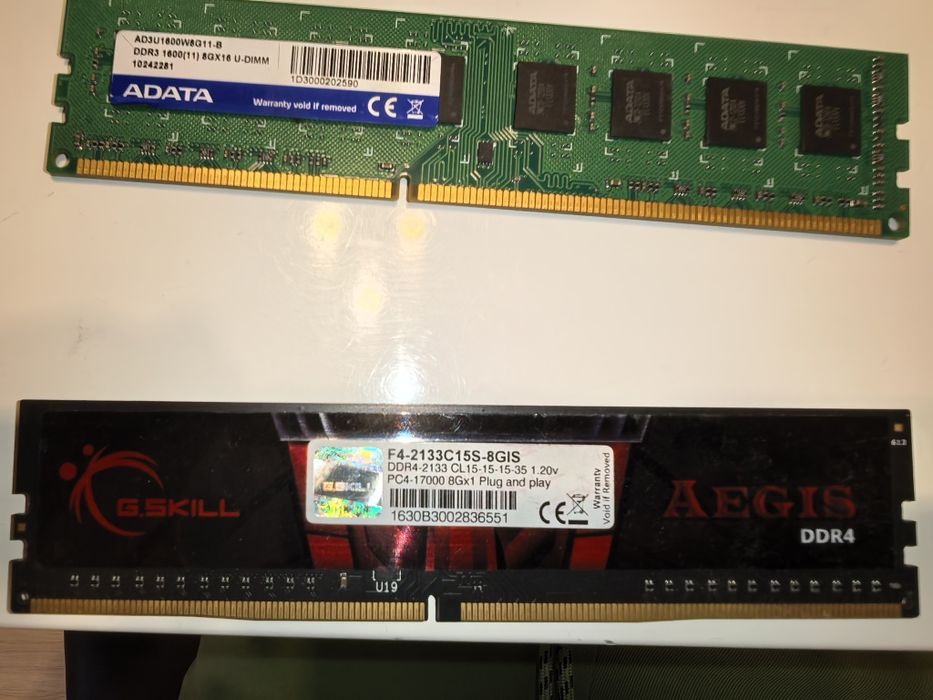 Рам памет DDR4, DDR3, DDR2, DDR