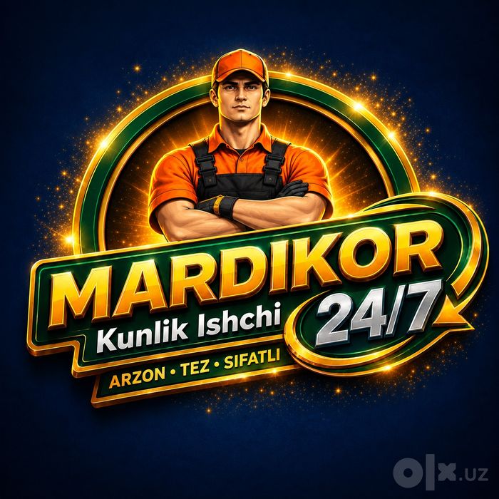 Mardikor kunlik ishchilar bor 24/7 Toshkent bo'ylab