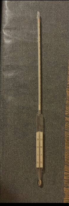 Alcoolmetru  cu termometru scala 0-100 grade