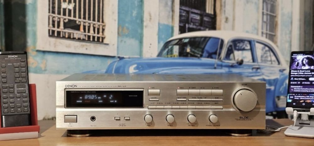 Denon DRA 345 R sunet bun la amplificator statie amplituner receiver