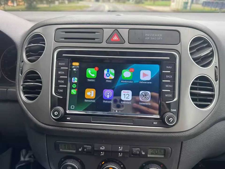 Navigație Android CarPlay VW Tiguan 1, Golf Plus 2007-2015