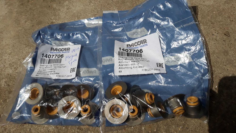 DAF 45,180 Гарнутира за глава, тръба за високо налягане, компресор